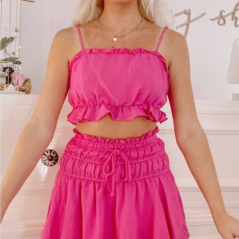 Sassy Shortcake Perfect In Pink Ruffle Top